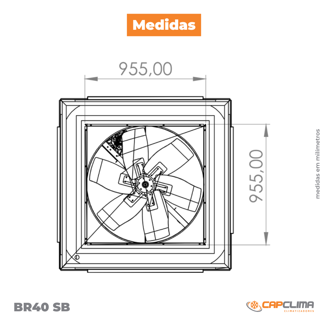 Climatizador Evaporativo BR40 SB Climabrisa - Image 3