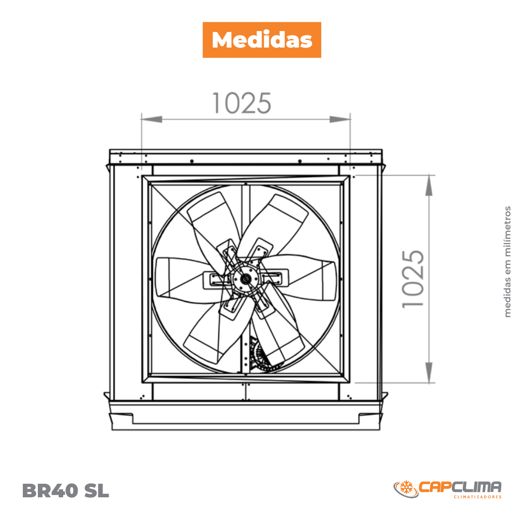 Climatizador Evaporativo BR40 SL Climabrisa - Image 3