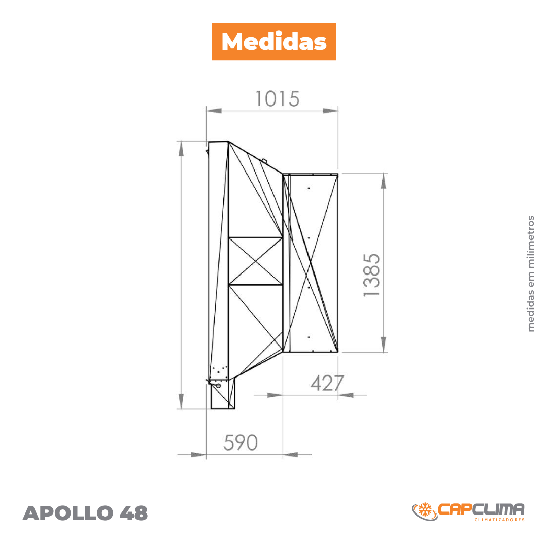 Climatizador Evaporativo Apollo 48 Climabrisa - Image 3