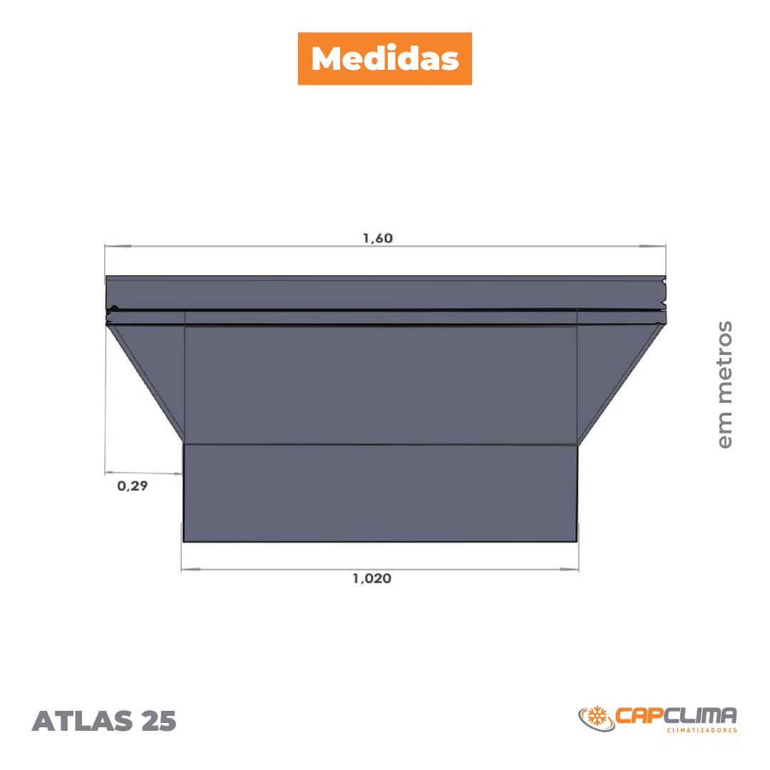 Climatizador Evaporativo Atlas 25 Climabrisa - Image 3