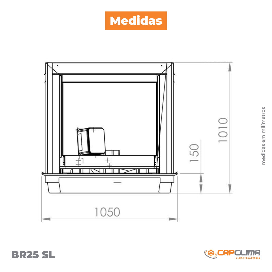 Climatizador Evaporativo BR25 SL Climabrisa - Image 3