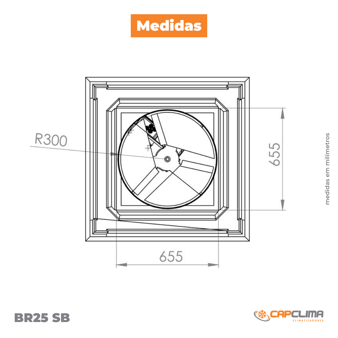 Climatizador Evaporativo BR25 SB Climabrisa - Image 3