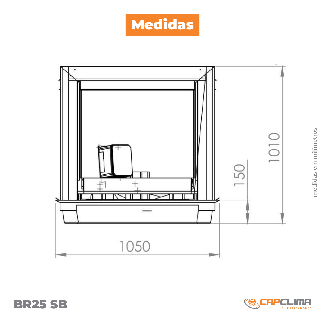 Climatizador Evaporativo BR25 SB Climabrisa - Image 4