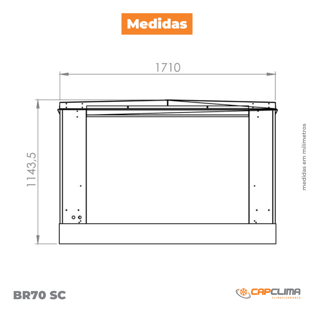 Climatizador Evaporativo BR70 SB Climabrisa - Image 4