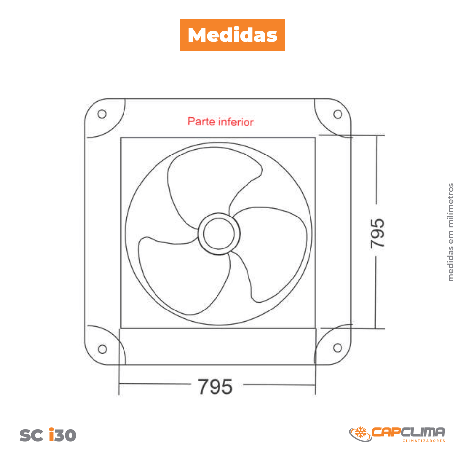 Climatizador Evaporativo SC i30 Climabrisa - Image 3