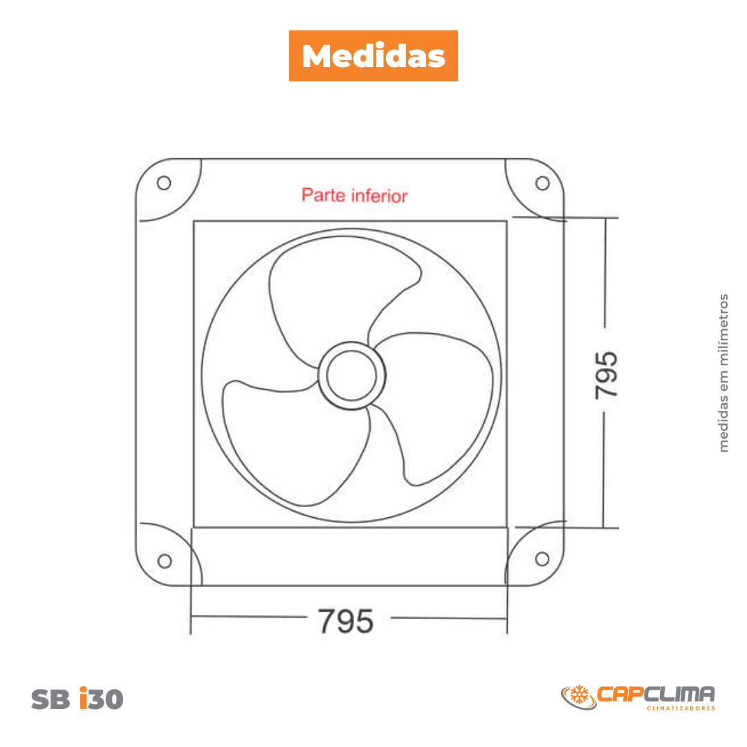 Climatizador Evaporativo SB i30 Climabrisa - Image 4