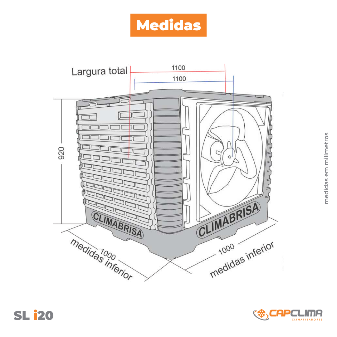 Climatizador Evaporativo SL i20 Climabrisa - Image 6