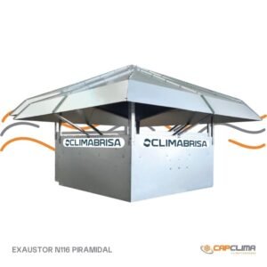 Exaustor Industrial N116 Piramidal Climabrisa