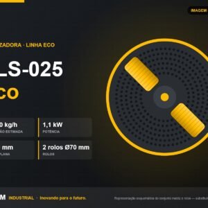 Peletizadora SAPEM PLS-025 Eco — 10–20 kg/h — imagem ilustrativa