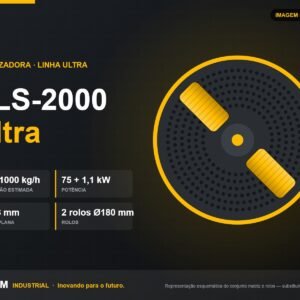 Peletizadora SAPEM PLS-2000 Ultra — 700–1000 kg/h — imagem ilustrativa
