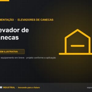 Elevador de Canecas SAPEM Industrial — imagem ilustrativa