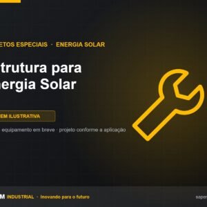 Estrutura para Energia Solar SAPEM Industrial — imagem ilustrativa