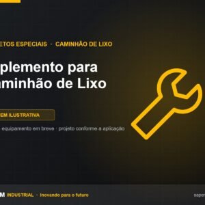 Implemento para Caminhão de Lixo SAPEM Industrial — imagem ilustrativa