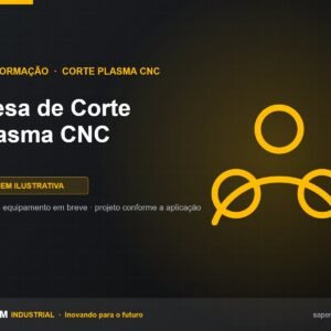 Mesa de Corte Plasma CNC SAPEM Industrial — imagem ilustrativa