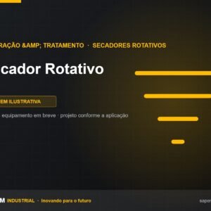 Secador Rotativo SAPEM Industrial — imagem ilustrativa