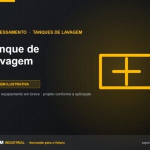 Tanque de Lavagem SAPEM Industrial — imagem ilustrativa