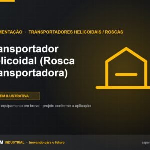 Transportador Helicoidal (Rosca Transportadora) SAPEM Industrial — imagem ilustrativa